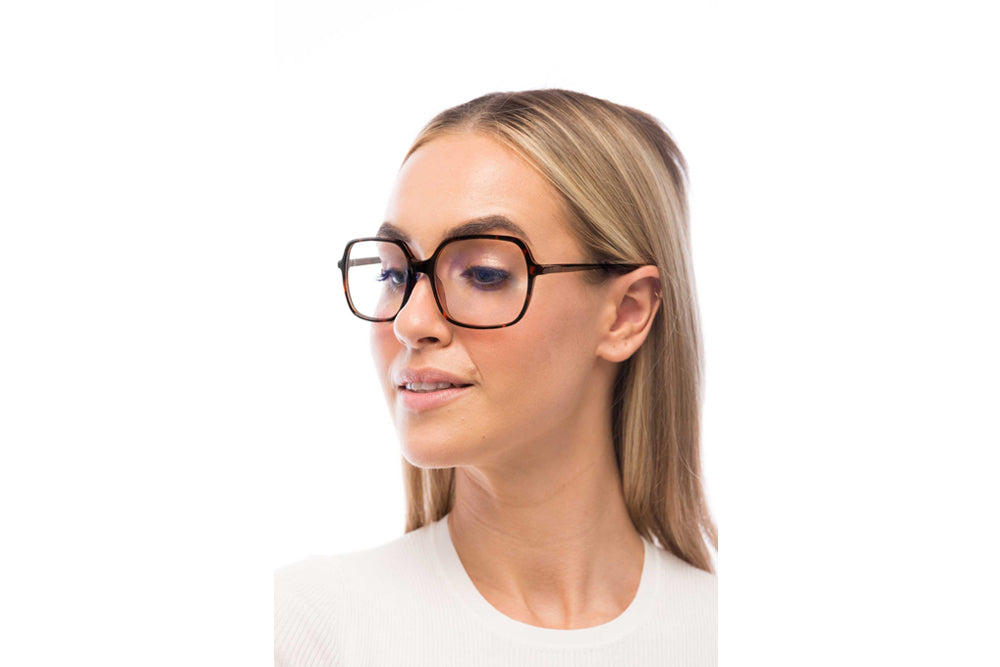 Woman Wearing Blaire Computer Glasses Prescription