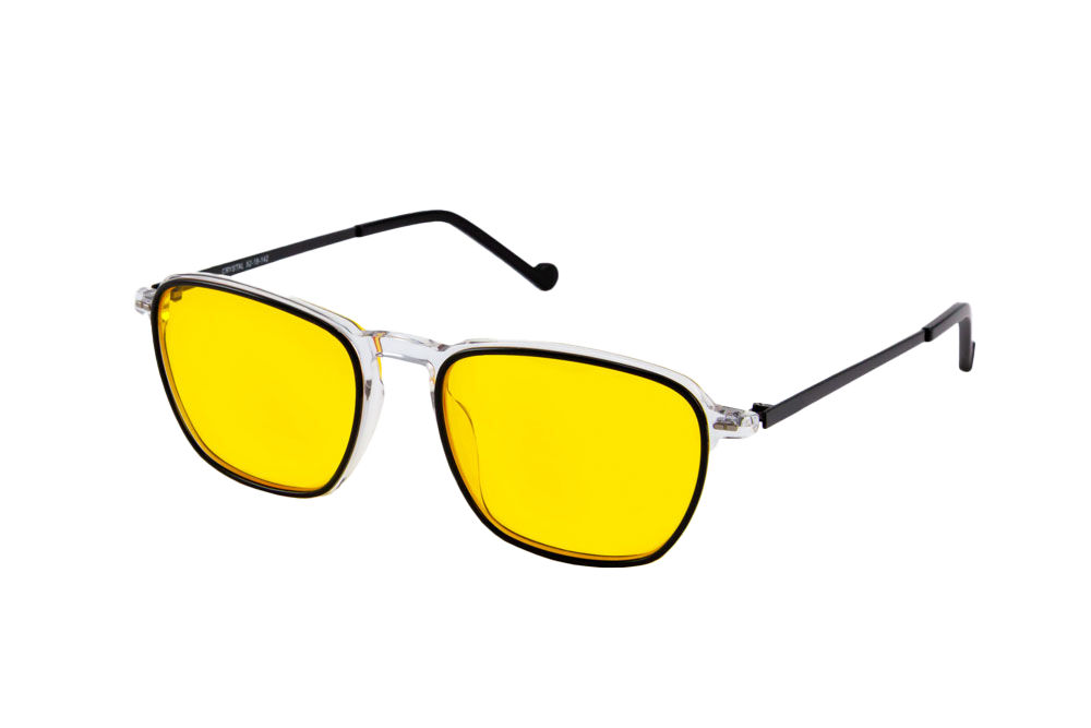 Zane Light Sensitivity Glasses Angled View